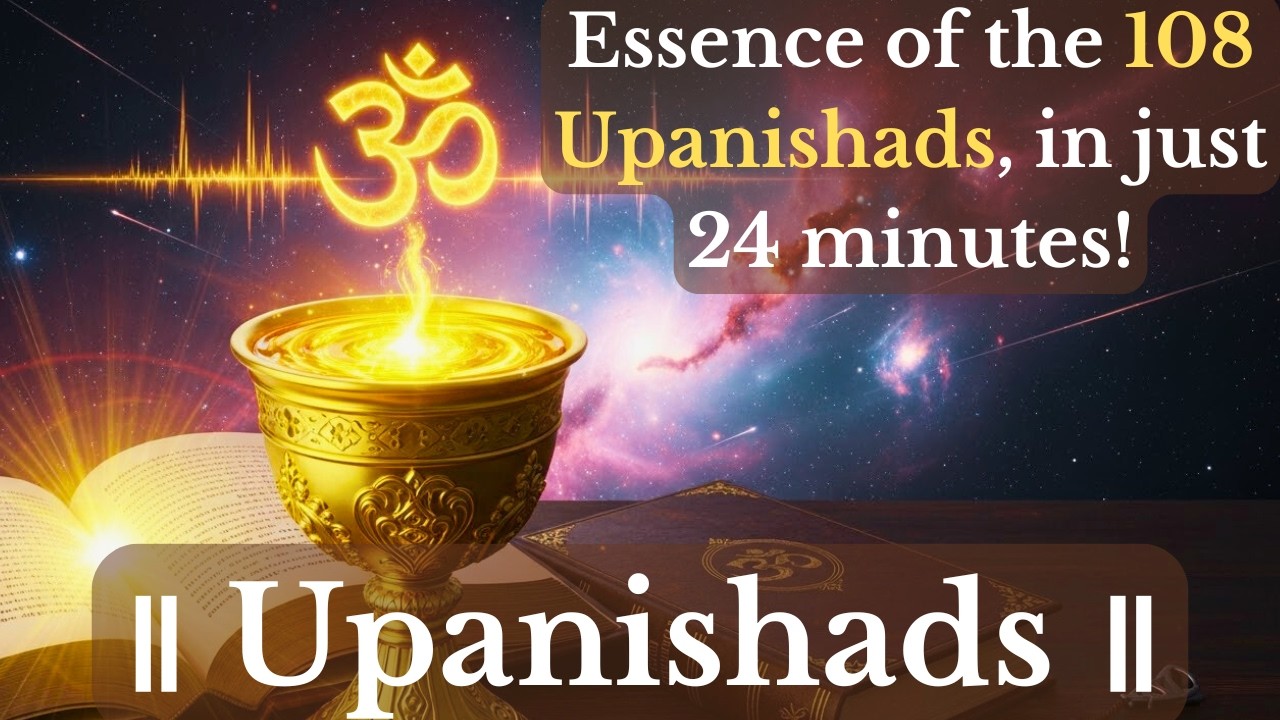 Essence of 108 Upanishads in 24 Minutes | 5 Life-Changing Upanishadic Wisdom Explained in English