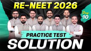 Crack RE-NEET 2026 🩺 Day 10: Complete Mock Test Solution & Short Tricks | Live Practice | ALLEN NEET