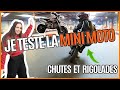 Je teste la mini moto  