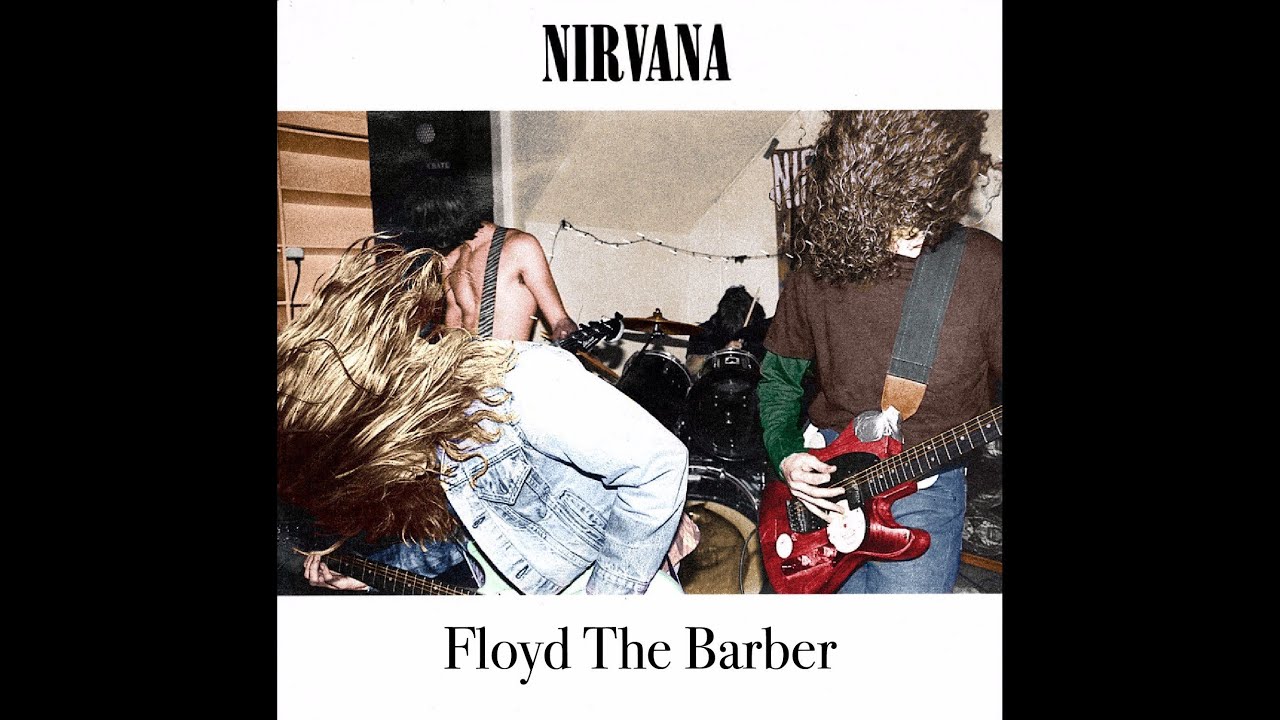 Nirvana Floyd The Barber guitar backing track with Vocals