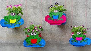 DIY Ideas Colorful Potted frog From Recycled Plastic Bottles For Small Gardens by No1 Garden 116,462 views 3 years ago 10 minutes, 17 seconds