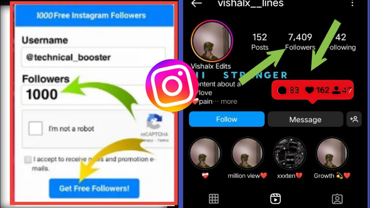How To Get Unlimited Instagram Followers Fast In 2024 | Grow Your Insta ...