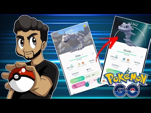 EVOLUINDO ONIX PARA STEELIX - POKEMON GO