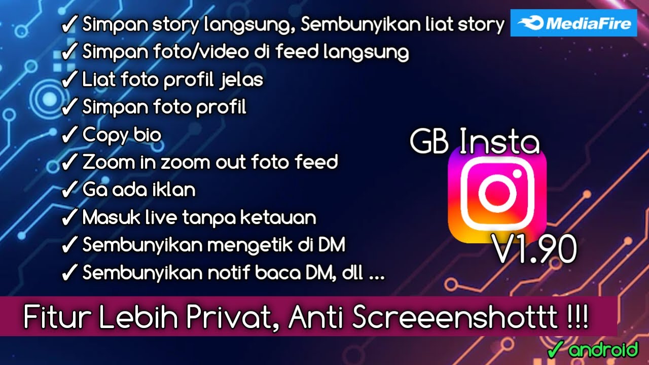 Instagram Mod Update Terbaru 2023 | GB Insta V1.90 - YouTube