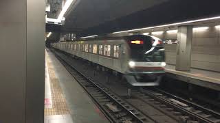 みなとみらい線　新高島駅　東京メトロ10000系　通過　7.7.19