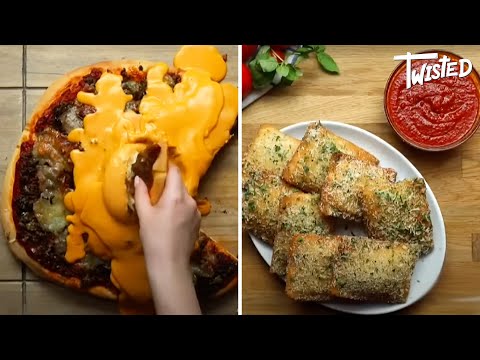 Cheese Fusion Delights Twisted Cheeseburger and Chicken Parm Dishes Twisted