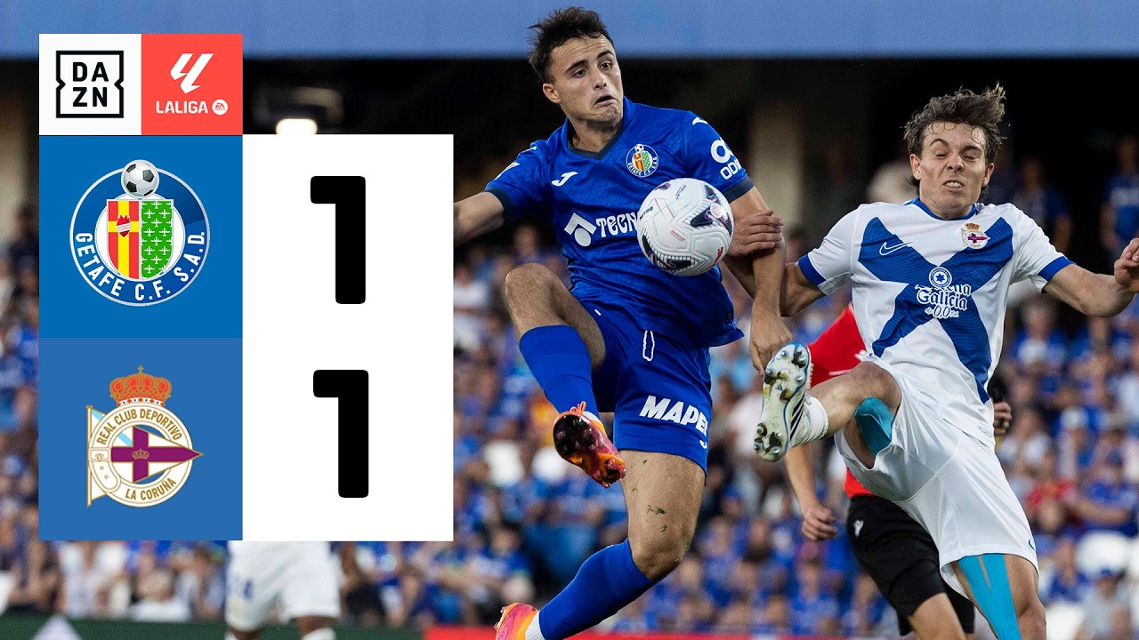 Resumen: Getafe CF vs RC Deportivo (1-1) | Resumen y goles | Highlights LALIGA EA SPORTS