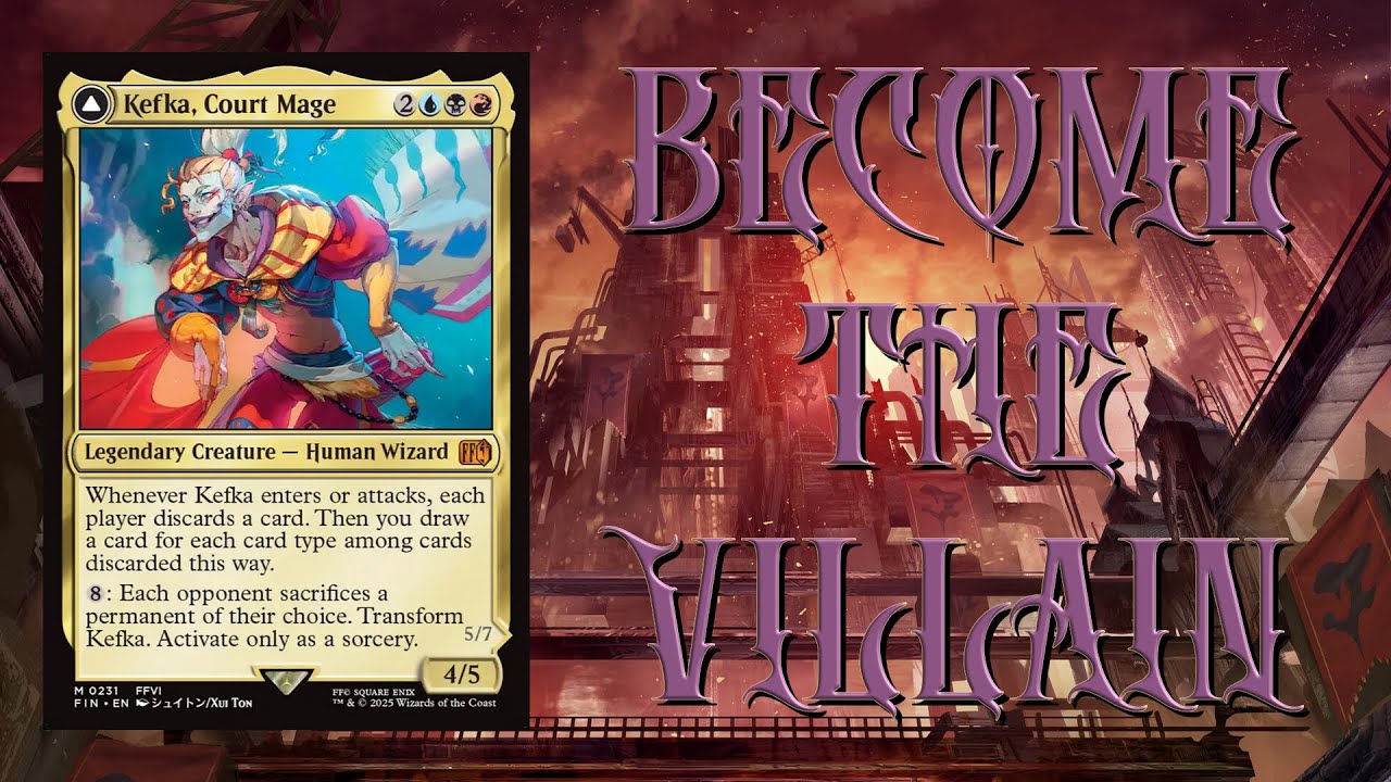 mtg kefka cards Commander EDH Deck Kefka, Court Mage 100 Magic Custom Deck Grixis Final Fantasy You may cast any number of spells from among cards exiled this way without paying their mana costs Discard, Chaos, and Infinite Draw