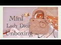 MINI LADY DIOR 'ULTRA-MATTE' in blush powder 🎀 Unboxing | Liyi.B