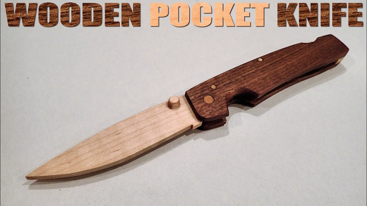 Make A Wooden Hunting Knife 