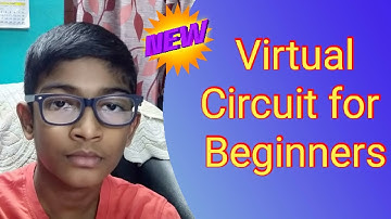 Virtual electric circuits for beginners