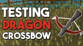 Testing the Brand New Dragon Crossbow (Dragon Slayer 2) How does it Compare to Other Weapons? [OSRS]