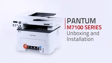 【Laser printer】 M7100 series | Monochrome Unboxing | Pantum