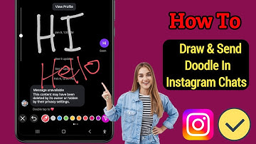 How To Draw and Send Doodles in Instagram Chat | Instagram Chat Draw Doodle New Update 