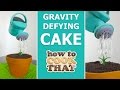 GRAVITY DEFYING WATERING CAN CAKE How To Cook That Ann Reardon #spon