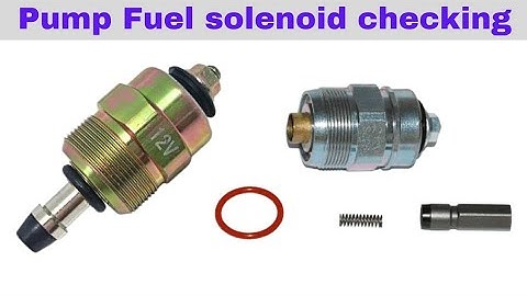 How to test Solenoid / Injection Pump Fuel solenoid checking