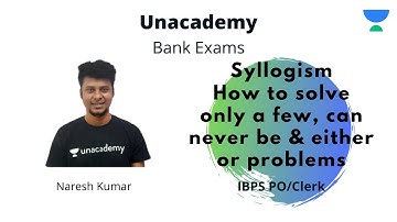 IBPS PO/Clerk | Syllogism | Reasoning | Naresh Kumar