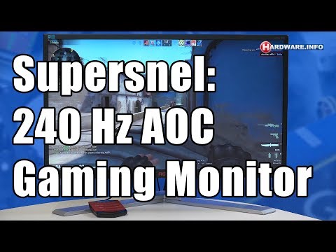 AOC AG251FZ 240 Hz monitor review en usertest - Hardware.Info TV (4K UHD)