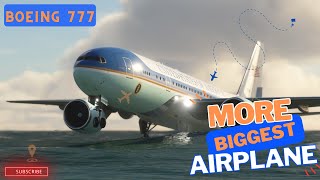CROSSWIND Aircraft Landing!! Air Force One Boeing 777 Landing at ST Maarten Airport