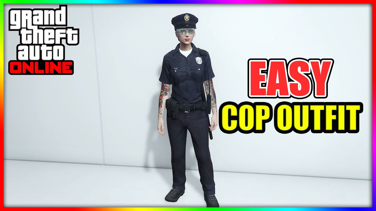 HOW TO GET THE COP OUTFIT GTA5 ONLINE ( GTA 5 POLICE UNIFORM GLITCH) XBOX /  PSN !! - YouTube