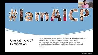 Your Hour With APA Virginia | One Path to AICP Overview