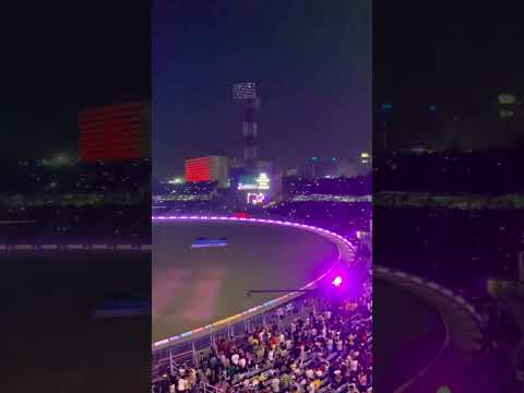 Eden Garden cricket stadium night view 🔥 RCB VS KKR TATA IPL 2023 #shorts