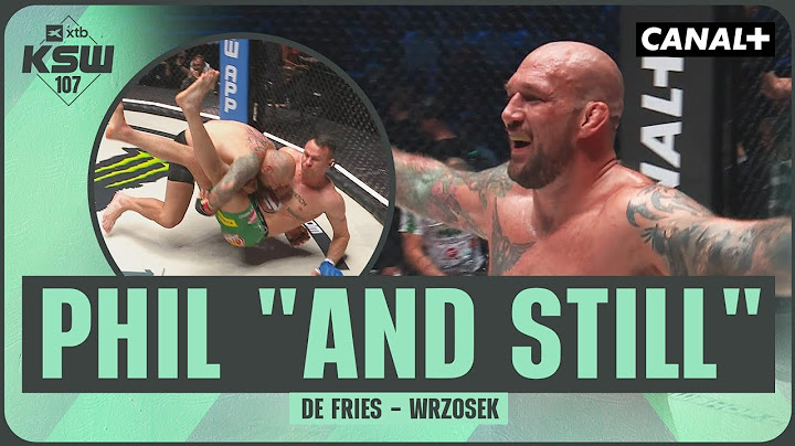 KRÓLEWSKIE STARCIE NIEPOKONANYCH W KSW! DE FRIES - WRZOSEK, WALKA (XTB KSW 107)