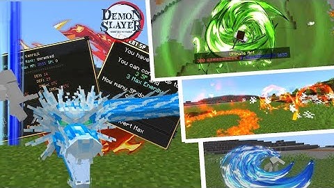 Demon Slayer MOST EPIC Mod for Minecraft PE 1.21+