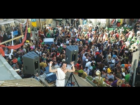 די.ג'י שחר אוד @ פורים 2012 מסיבת רחוב