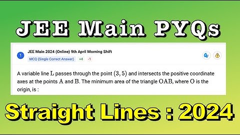 A variable line L passes through the point (3,5) and intersects the positive coordinate axes