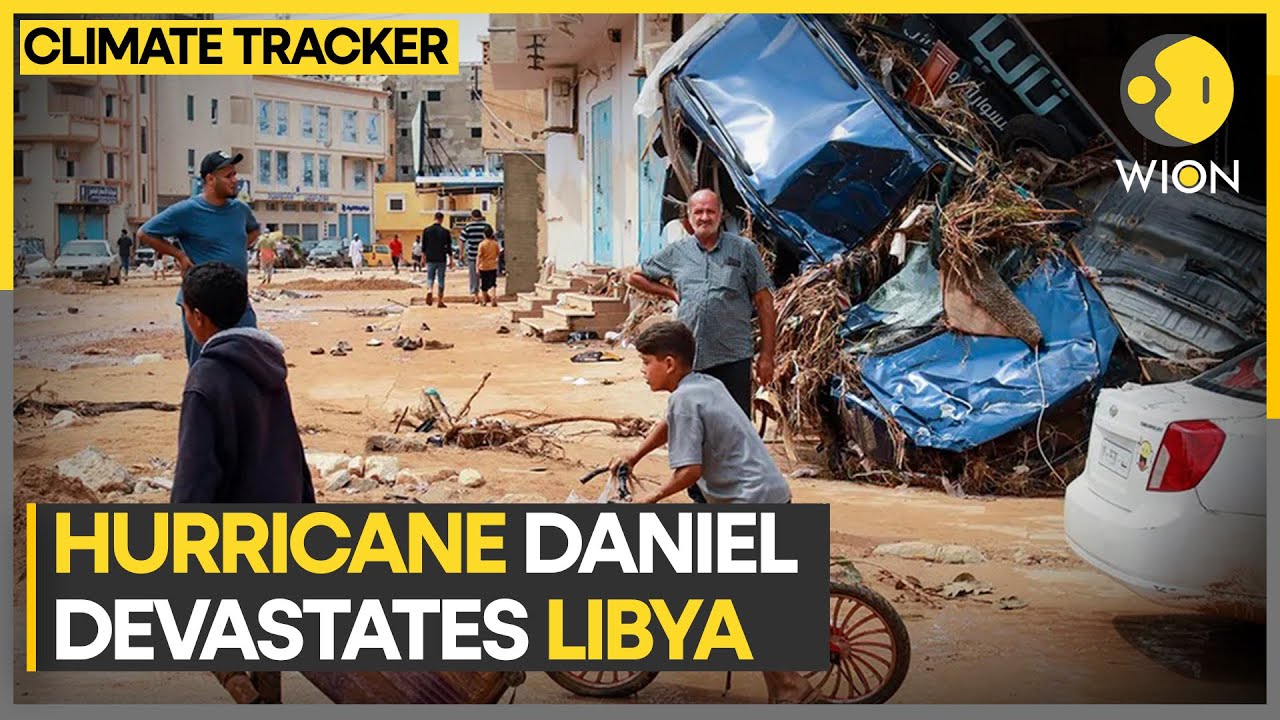 Libya floods wipe out quarter of Derna city, thousands dead | WION Climate Tracker