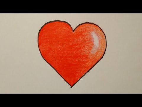 สอนวาดรูปหัวใจแบบง่าย​ ๆ​| Drawing​ a​ Heart​ Easy​ for​ beginer​| My​ Sky​ Channel.