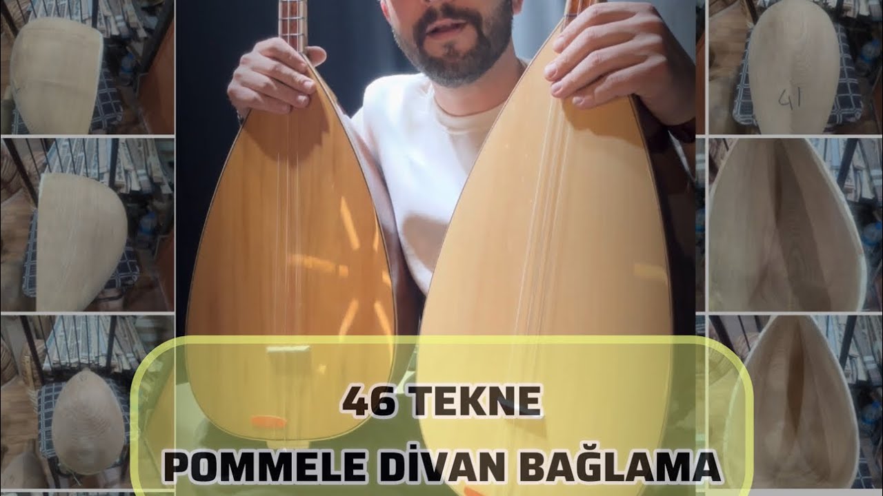 2 ADET 46 TEKNE POMMELE DİVAN BAĞLAMA İNCELEME - ÖMER UYSAL ŞEVKİ GÜRALTAY