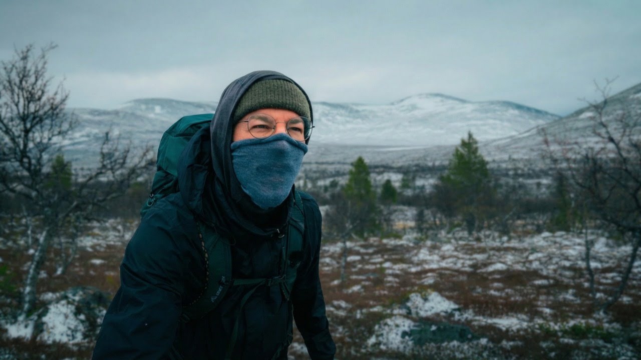 5 Tage durch skandinavische Wildnis - Zwischen Tauwetter & Schneesturm