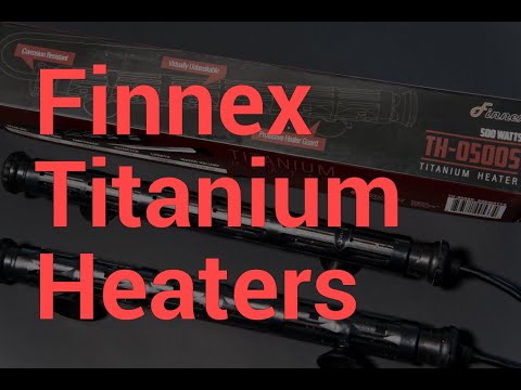 Finnex Titanium Heater... a coral reef tank heater without glass!