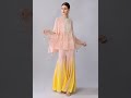 stylish kaptan Sharara look #fashion #design #dress #tranding #shortvideo