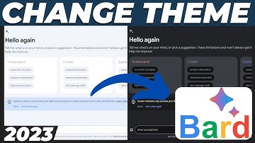 How to change color theme in Google Bard AI | Switch dark and light themes