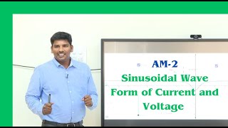 AM2 | exercise 4 | sinusoidal wave form of current and voltage | GeoGebra | @KKumaravelu1729