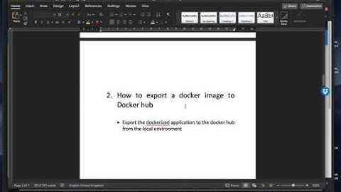 02) How to export a Docker image built on a local machine to the Docker hub. (hub.Docker.com)