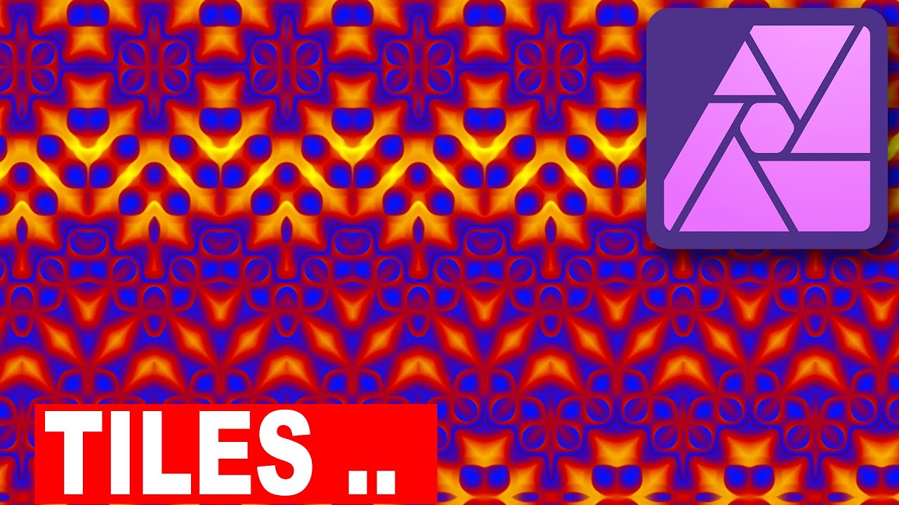 Affinity Photo Create Quick Pattern Tiles | How To Tutorial - YouTube