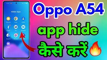 How To Hide App Oppo A54 | oppo A54 Hide App Kaise Kare #oppoa54hideapp