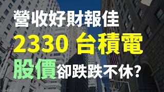 台積電財報這麼好，股價卻一直下跌，公司價值修正的原因?  | Haoway