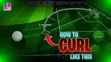 How To Perform Crazy curl Shots In Pes 2021 Mobile
