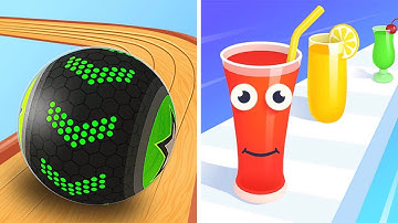 ✅Going balls Vs Juice Run Walkthrough Android iOS Gameplay Big Update KR3A3