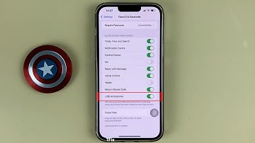 How to enable/disable USB Accessories on iPhone 13 Pro Max ios 15