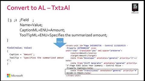NAV TechDays 2019 - The road from C/AL to AL