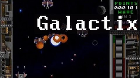 Galactix Gameplay (DOS)