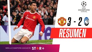 ¡OTRA VEZ CR7 FUE EL HÉROE Y DIO VUELTA UN PARTIDAZO! | Manchester United 3-2 Atalanta | RESUMEN
