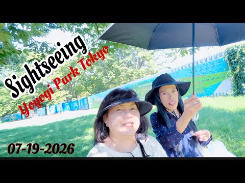 Walk tour at Yoyogi Park Tokyo with @LnIDaiJoubuDesu #summer #enjoy