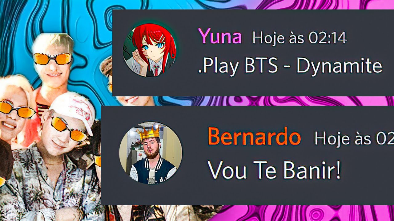 Irritando o ADM com K-pop no Discord